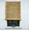 Tapparella in arelle di bamboo con carrucola e legatura in nylon