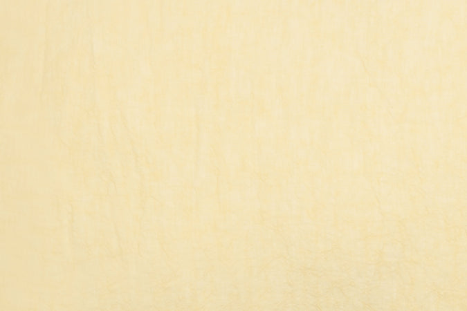 Federa in puro lino stonewashed Giallino con Frou Frou