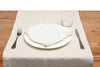 Runner da tavola in 100% puro lino lavato delavè stone washed morbido resistente elegante made in italy  BOLLITO
