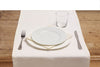 Runner da tavola in 100% puro lino lavato delavè stone washed morbido resistente elegante made in italy AVORIO - Vanita di raso
