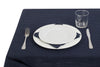 Tovaglia da tavola in 100% puro lino lavato delavè stone washed morbido resistente elegante made in italy  BLU NOTTE - Vanita di raso