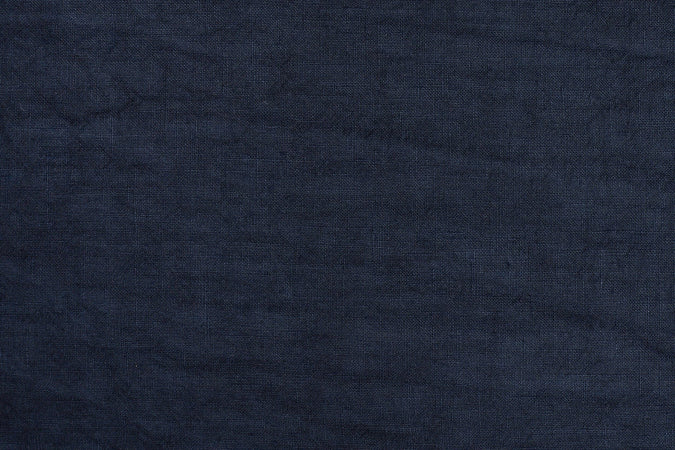 Tovaglia da tavola in 100% puro lino lavato delavè stone washed morbido resistente elegante made in italy  BLU NOTTE