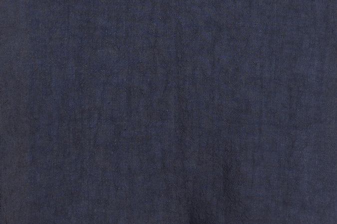 Runner da tavola in 100% puro lino lavato delavè stone washed morbido resistente elegante made in italy BLU NOTTE - Vanita di raso