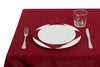 Tovaglia da tavola in 100% puro lino lavato delavè stone washed morbido resistente elegante made in italy  BORDEAUX - Vanita di raso