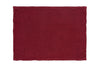 Set di 2 tovagliette americane coppia tovagliette 35 X 50 CM in 100% puro lino lavato delavè stone washed morbido resistente elegante made in italy  BORDEAUX - Vanita di raso