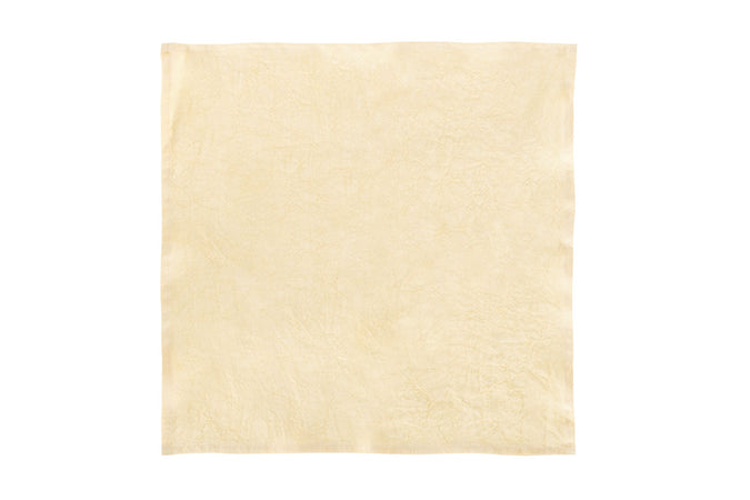 Set di 6 tovaglioli da tavola 45 X 45 CM in 100% puro lino lavato delavè stone washed morbido resistente elegante made in italy GIALLO PASTELLO