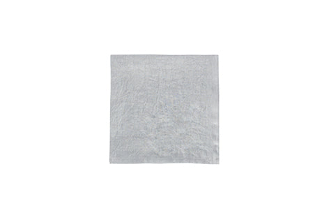 Set di 6 tovaglioli da tavola 45 X 45 CM in 100% puro lino lavato delavè stone washed morbido resistente elegante made in italy  GRIGIO