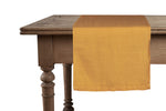 Runner da tavola in 100% puro lino lavato delavè stone washed morbido resistente elegante made in italy OCRA - Vanita di raso