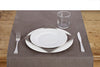 Runner da tavola in 100% puro lino lavato delavè stone washed morbido resistente elegante made in italy  TORTORA - Vanita di raso