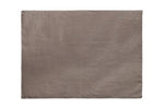 Set di 2 tovagliette americane coppia tovagliette 35 X 50 CM in 100% puro lino lavato delavè stone washed morbido resistente elegante made in italy  TORTORA - Vanita di raso