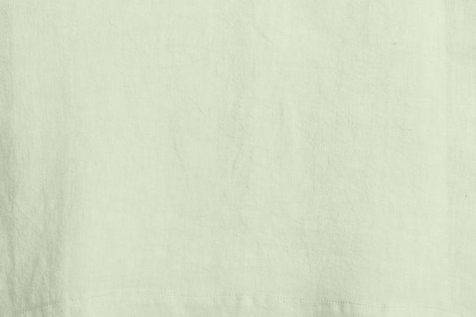 Runner da tavola in 100% puro lino lavato delavè stone washed morbido resistente elegante made in italy  VERDE MENTA - Vanita di raso