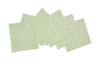 Set di 6 tovaglioli da tavola 45 X 45 CM in 100% puro lino lavato delavè stone washed morbido resistente elegante made in italy VERDE MENTA