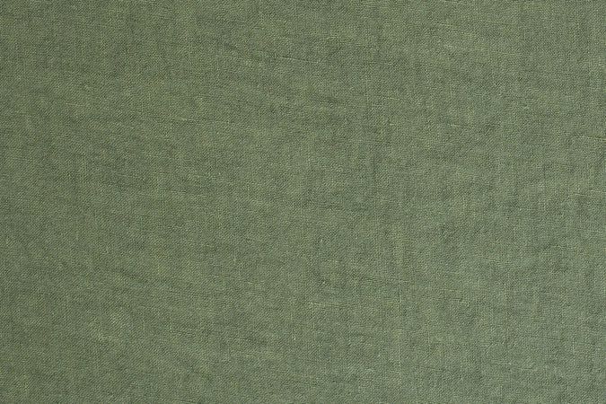 Tovaglia da tavola in 100% puro lino lavato delavè stone washed morbido resistente elegante made in italy  VERDE OLIVA