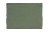 Set di 2 tovagliette americane coppia tovagliette 35 X 50 CM in 100% puro lino lavato delavè stone washed morbido resistente elegante made in italy VERDE OLIVA - Vanita di raso
