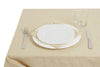Tovaglia da tavola in 100% puro lino lavato delavè stone washed morbido resistente elegante made in italy  SABBIA - Vanita di raso
