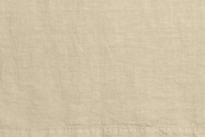 Runner da tavola in 100% puro lino lavato delavè stone washed morbido resistente elegante made in italy  SABBIA - Vanita di raso