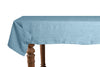 Tovaglia da tavola in 100% puro lino lavato delavè stone washed morbido resistente elegante made in italy  AZZURRO