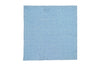 Set di 6 tovaglioli da tavola 45 X 45 CM in 100% puro lino lavato delavè stone washed morbido resistente elegante made in italy AZZURRO