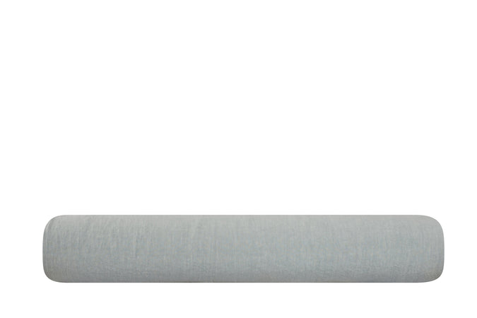 Lenzuolo sotto con angoli in puro lino stonewashed Grigio Fumo