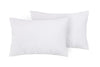 Coppia di federe in puro lino stone washed Bianco
