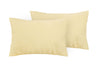 Parure copripiumino in puro lino stone washed Giallo Pastello
