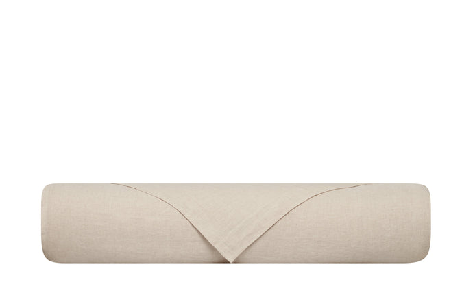 Lenzuolo piano i in puro lino stonewashed Bollito