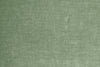 Federa con elegante iniziale ricamata in puro lino stonewashed Oliva