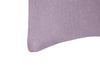 Cuscino Arredo con elegante iniziale ricamatain puro lino stonewashed Violetta