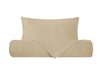 Parure copripiumino in puro lino stone washed Sabbia
