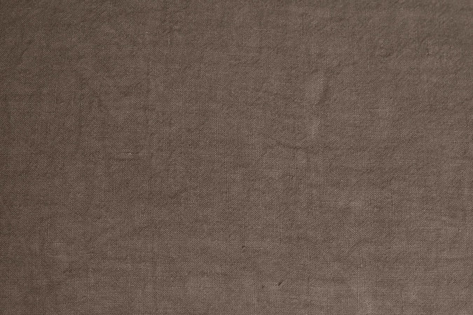 Parure letto in Puro Lino Stonewashed Tortora