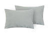 Parure copripiumino in puro lino stone washed Grigio Fumo
