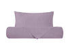 Parure copripiumino in puro lino stone washed Violetta