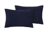 Parure copripiumino in puro lino stone washed Blu Notte