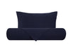 Parure copripiumino in puro lino stone washed Blu Notte