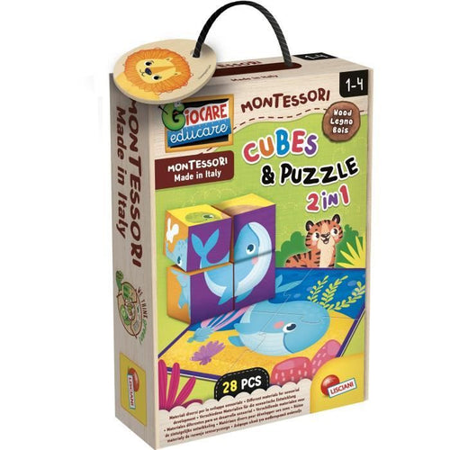 Gioco in legno e cartone per associazioni - LISCIANI - Destrezza e osservazione