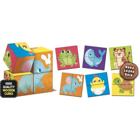 Gioco in legno e cartone per associazioni - LISCIANI - Destrezza e osservazione