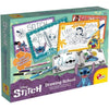 Kit da disegno - LISCIANIGIOCHI - STITCH - Pennarelli profumati - Matite colorate, adesivi