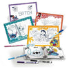 Kit da disegno - LISCIANIGIOCHI - STITCH - Pennarelli profumati - Matite colorate, adesivi