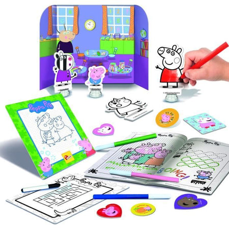 Zaino da colorare e scuola di disegno - Peppa Pig - LISCIANI