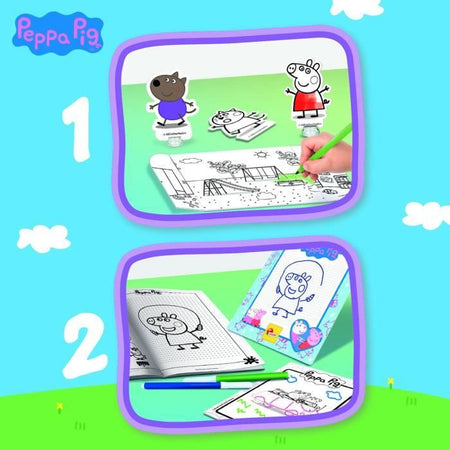 Zaino da colorare e scuola di disegno - Peppa Pig - LISCIANI
