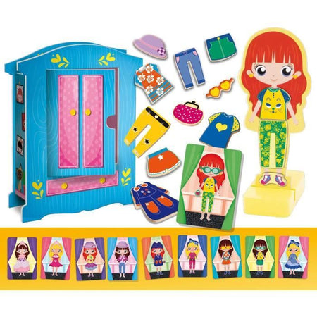 Bambola in legno per creare fantastici outfit - LISCIANI - Metodo Montessori