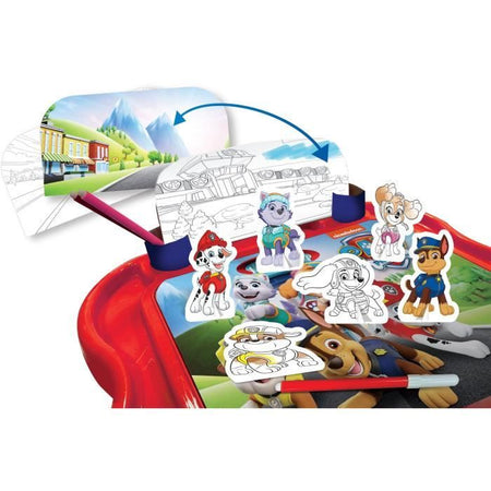 Scrivania creativa - Paw Patrol - gioca e colora i personaggi dei Paw Patrol - LISCIANI