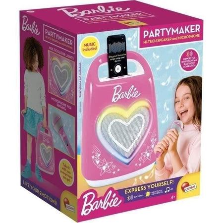 Speciale altoparlante Bluetooth per musica e karaoke con Barbie - LISCIANI -