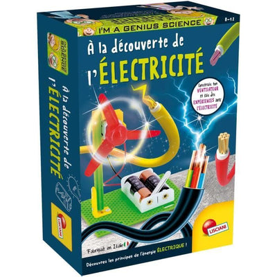 Alla scoperta dell'elettricità - Kit scientifico - SONO UN GENIO TASCABILE - Componenti sicuri