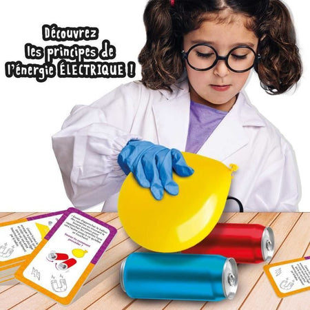 Alla scoperta dell'elettricità - Kit scientifico - SONO UN GENIO TASCABILE - Componenti sicuri