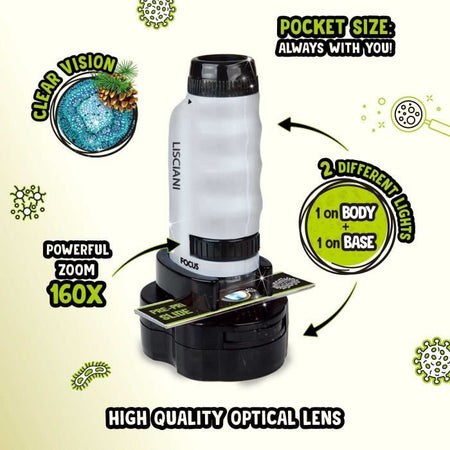 Microscopio portatile - SONO UN GENIO - Ingrandimento potente