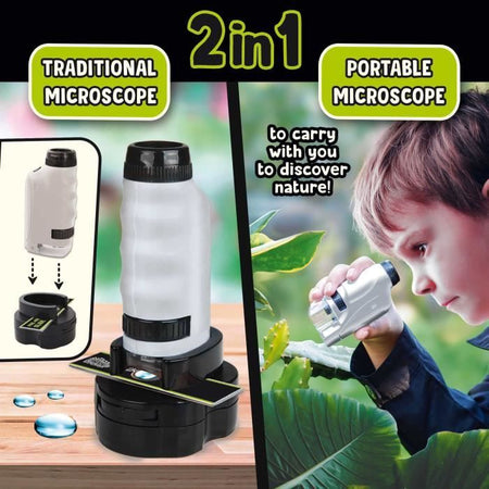 Microscopio portatile - SONO UN GENIO - Ingrandimento potente