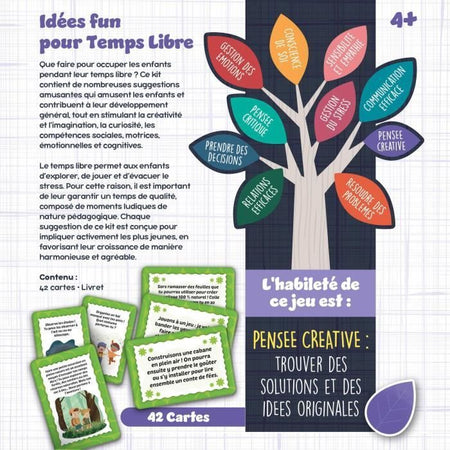 Gioco di carte Free Time - Gioco educativo - ABILIT DI VITA - Carte illustrate