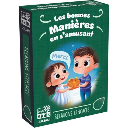 Gioco di carte "Good Manners" - Gioco educativo - ABILIT DI VITA - Carte illustrate