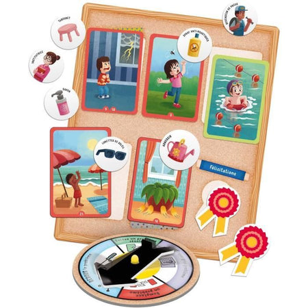 Risoluzione dei problemi - Gioco da tavolo - COMPETENZE DI VITA - Tavola illustrata